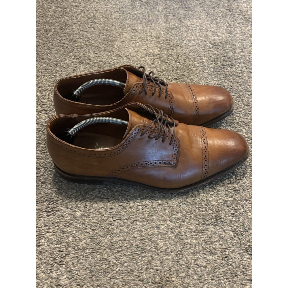 Allen Edmonds Yorktown Oxford Shoes Mens Size 12 3E Brown USA Made‎